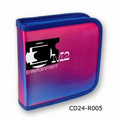 3D Lenticular CD Wallet/ Case with Purple Trim - 24 CD's (Stock)
